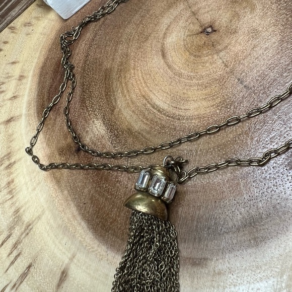 VTG| J.Crew Tassel Chain Necklace ✨ - Picture 5 of 8